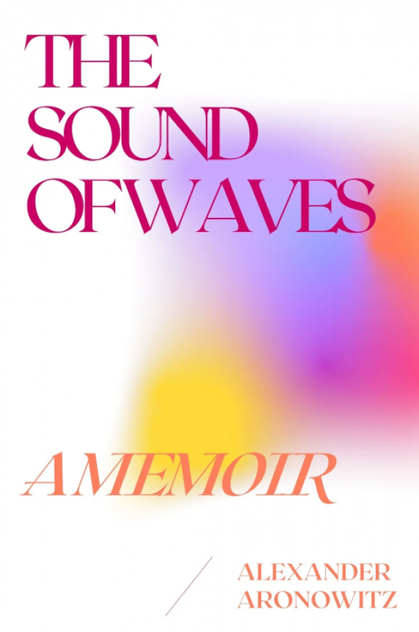 Desain cover buku dengan efek gradien